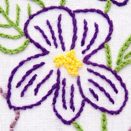 illinois-state-flower-hand-embroidery-pattern-violet