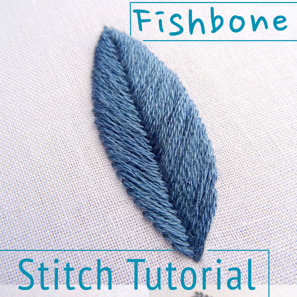 Fishbone Stitch Embroidery Tutorial Wandering Threads Embroidery