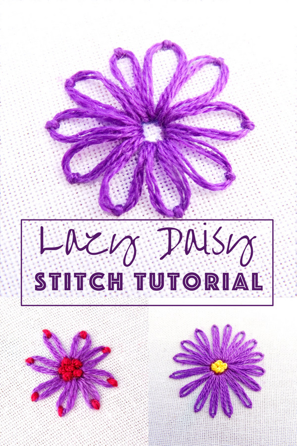 Embroidery Tutorial: How to Embroider a Flower