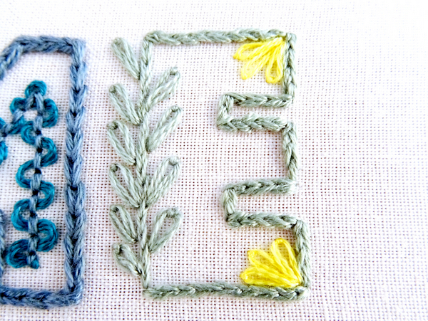 How to Embroider Large Letters