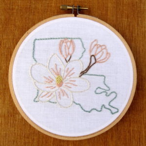 Kentucky State Flower Embroidery Pattern {Goldenrod}