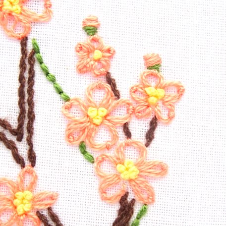 delaware-state-flower-hand-embroidery-pattern-peach-blossom