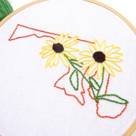 maryland-state-flower-hand-embroidery-pattern-black-eyed-susan