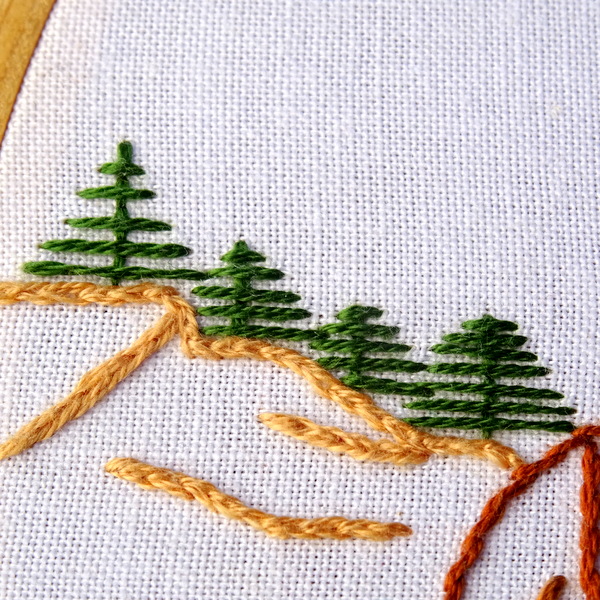 Bryce Canyon National Park Embroidery Pattern