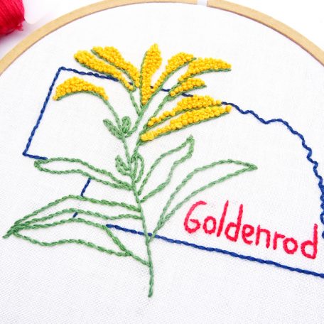 nebraska-flower-hand-embroidery-pattern-goldenrod