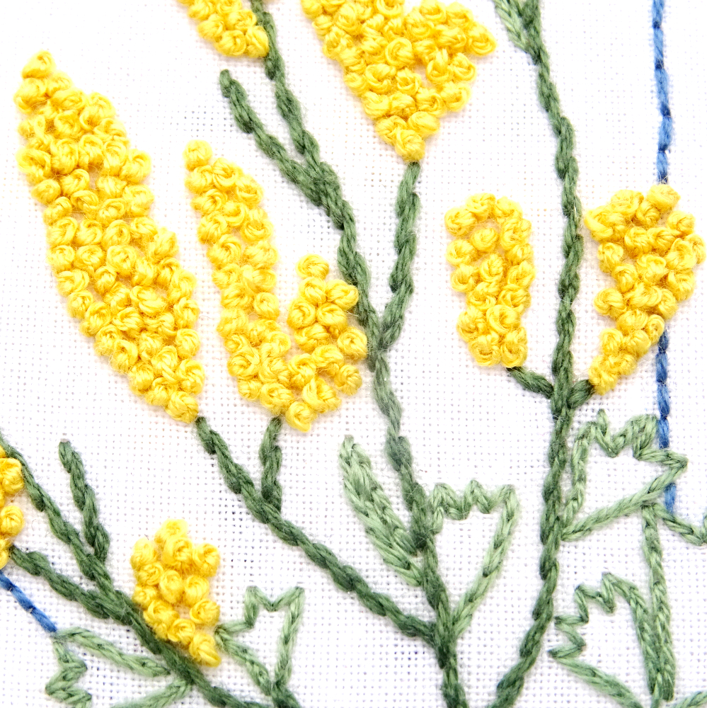 Nevada Flower Hand Embroidery Pattern {Sagebrush}