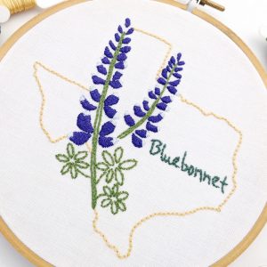 Texas Flower Hand Embroidery Pattern {Bluebonnet}