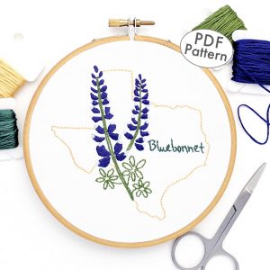 DIY Easy Flower on the Meadow, Botanical Hand Embroidery Pattern PDF, DIY  Hand Stitched Hoop Art 5, Digital Download Wildflowers Design -  Canada