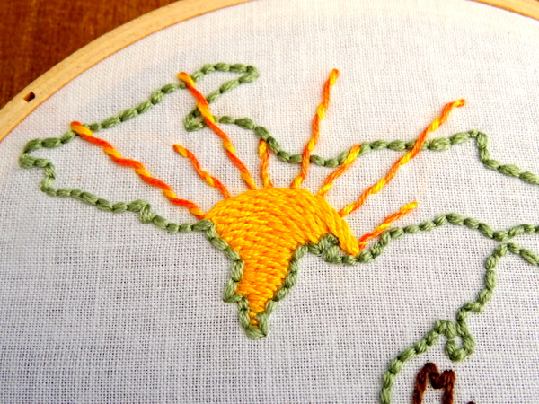 Michigan State Hand Embroidery Pattern