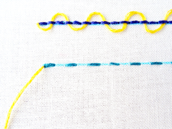 Whipped and Woven Embroidery Stitches Tutorial