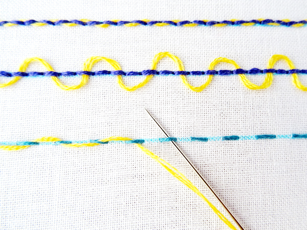 Whipped and Woven Embroidery Stitches Tutorial