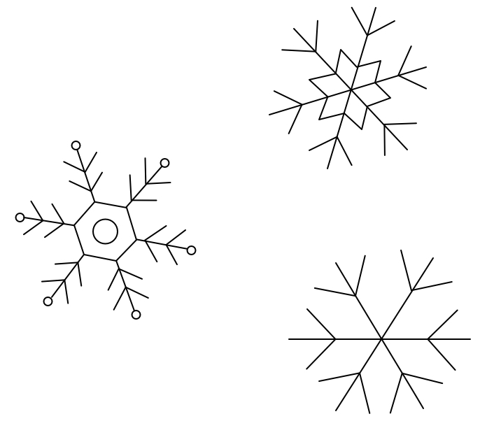 Simple Snowflake Embroidery Pattern