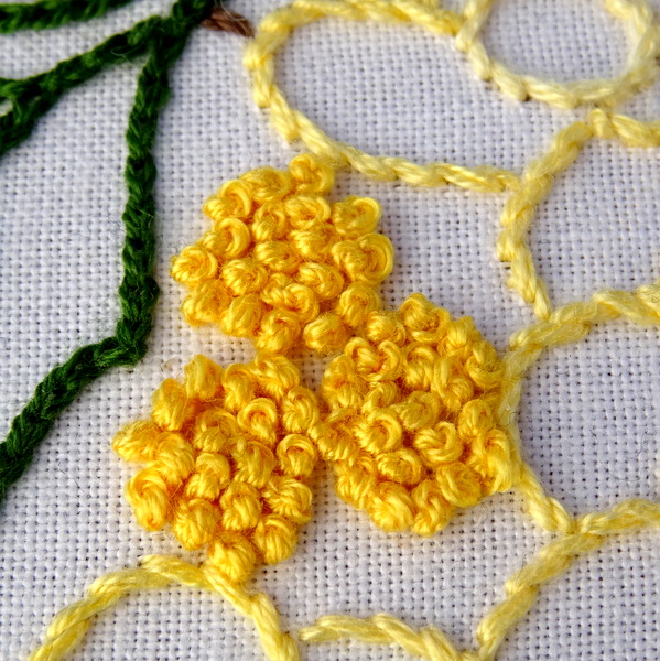 Oregon State Flower Hand Embroidery Patten {Oregon Grape}