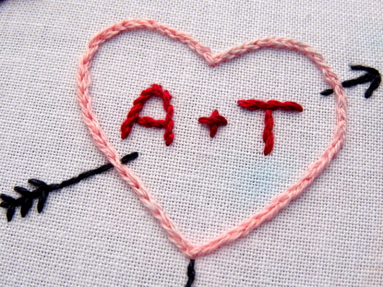 5 FREE Heart Embroidery Patterns {DIY Tutorial} Wandering Threads