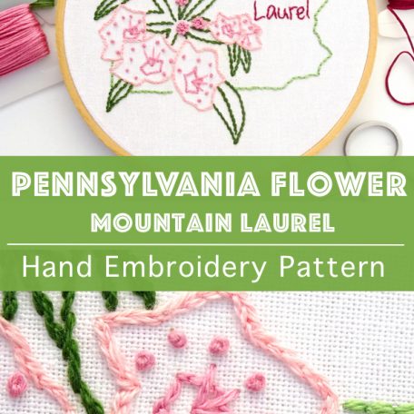 pennsylvania-state-flower-hand-embroidery-pattern-mountain-laurel