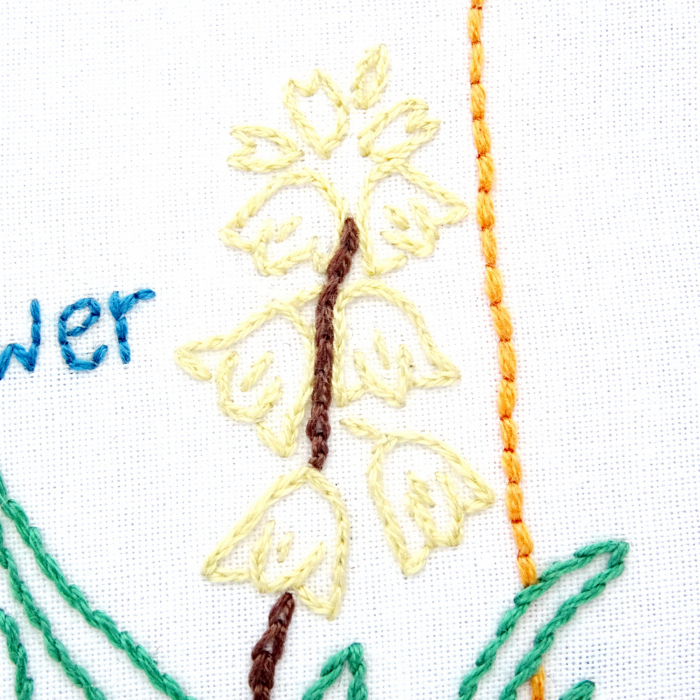 New Mexico Flower Hand Embroidery Pattern {New Mexico}