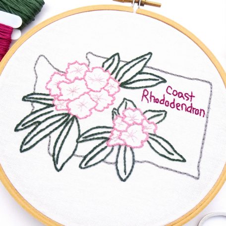 washington-flower-hand-embroidery-pattern-coast-rhododendron