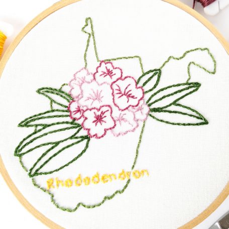 west-virginia-flower-hand-embroideyry-pattern