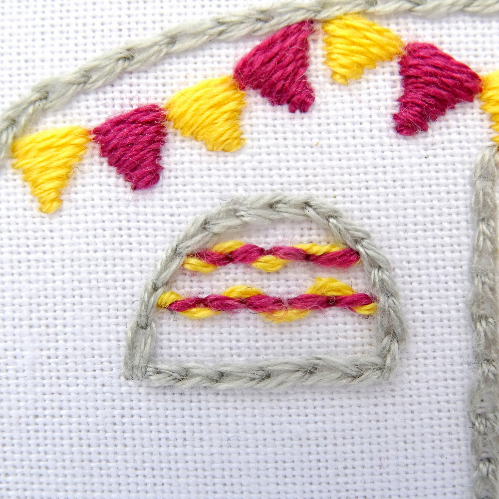 Mountain Meadow DIY Hand Embroidery Pattern