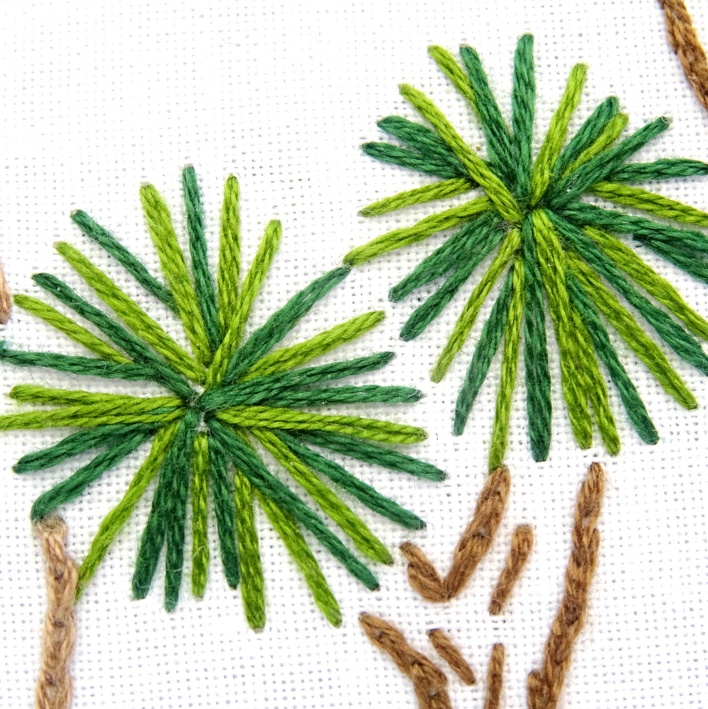 Joshua Tree National Park Hand Embroidery Pattern