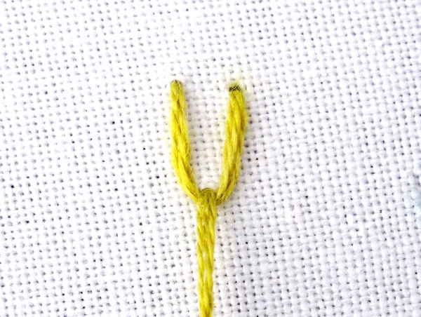 Fly Stitch Embroidery Tutorial