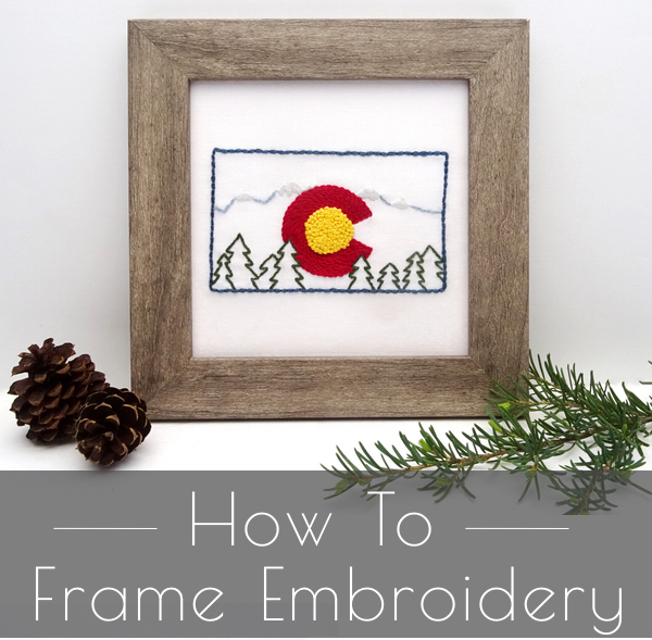 How to Frame Embroidery: The Easy Method - Wandering Threads