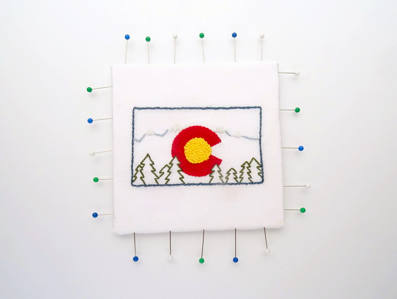 How to Frame Embroidery