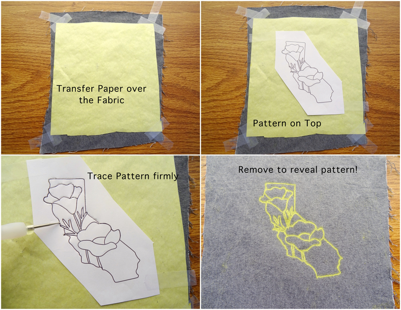 Transferring an Embroidery Pattern using Tracing Paper –