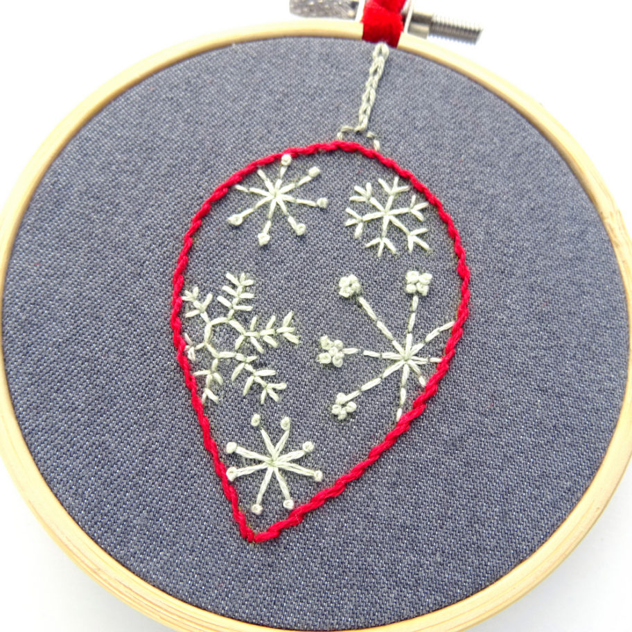 Christmas ornament collection hand embroidery sybju  wandering