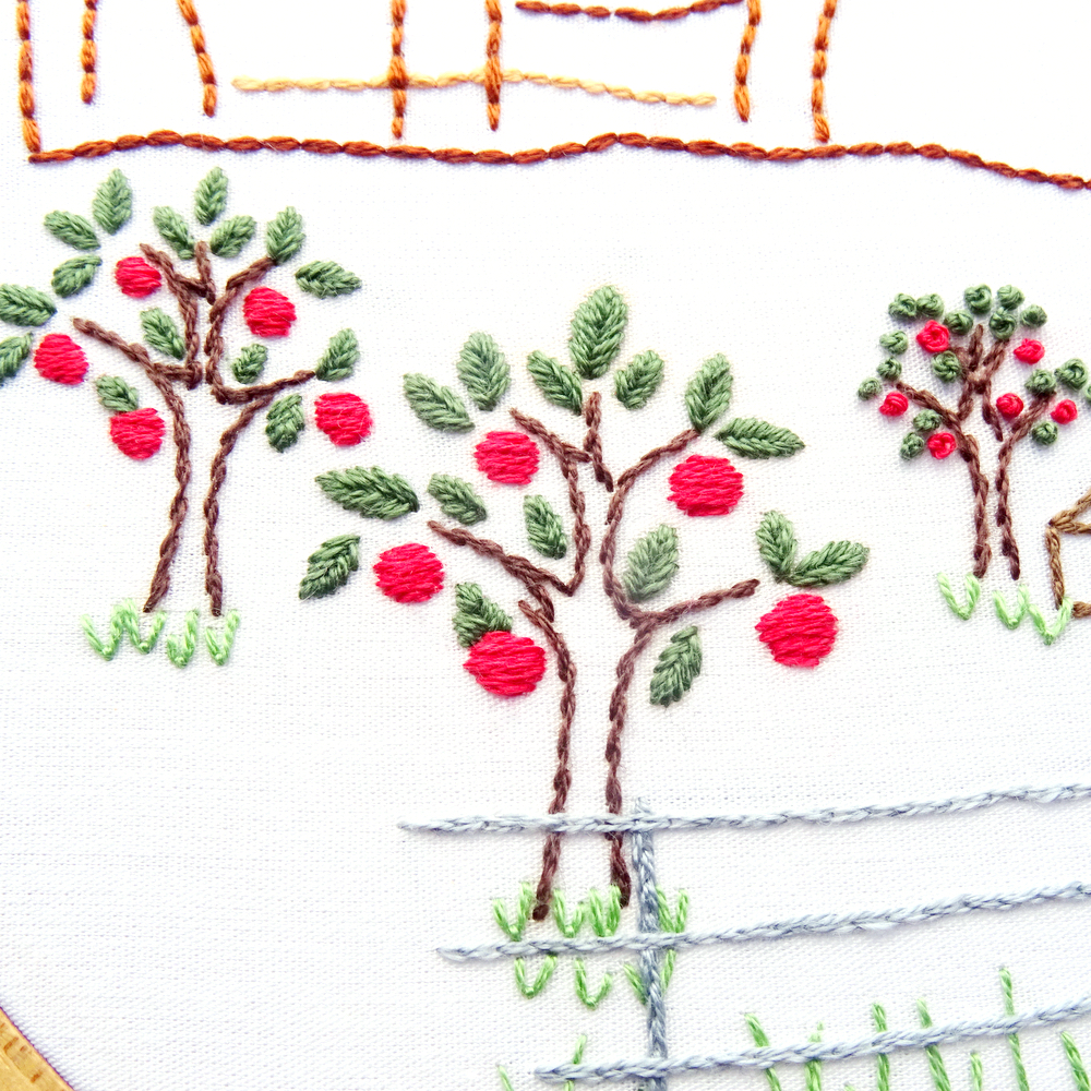 Capitol Reef National Park Hand Embroidery Pattern