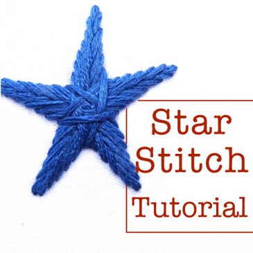 Star Stitch Embroidery Tutorial