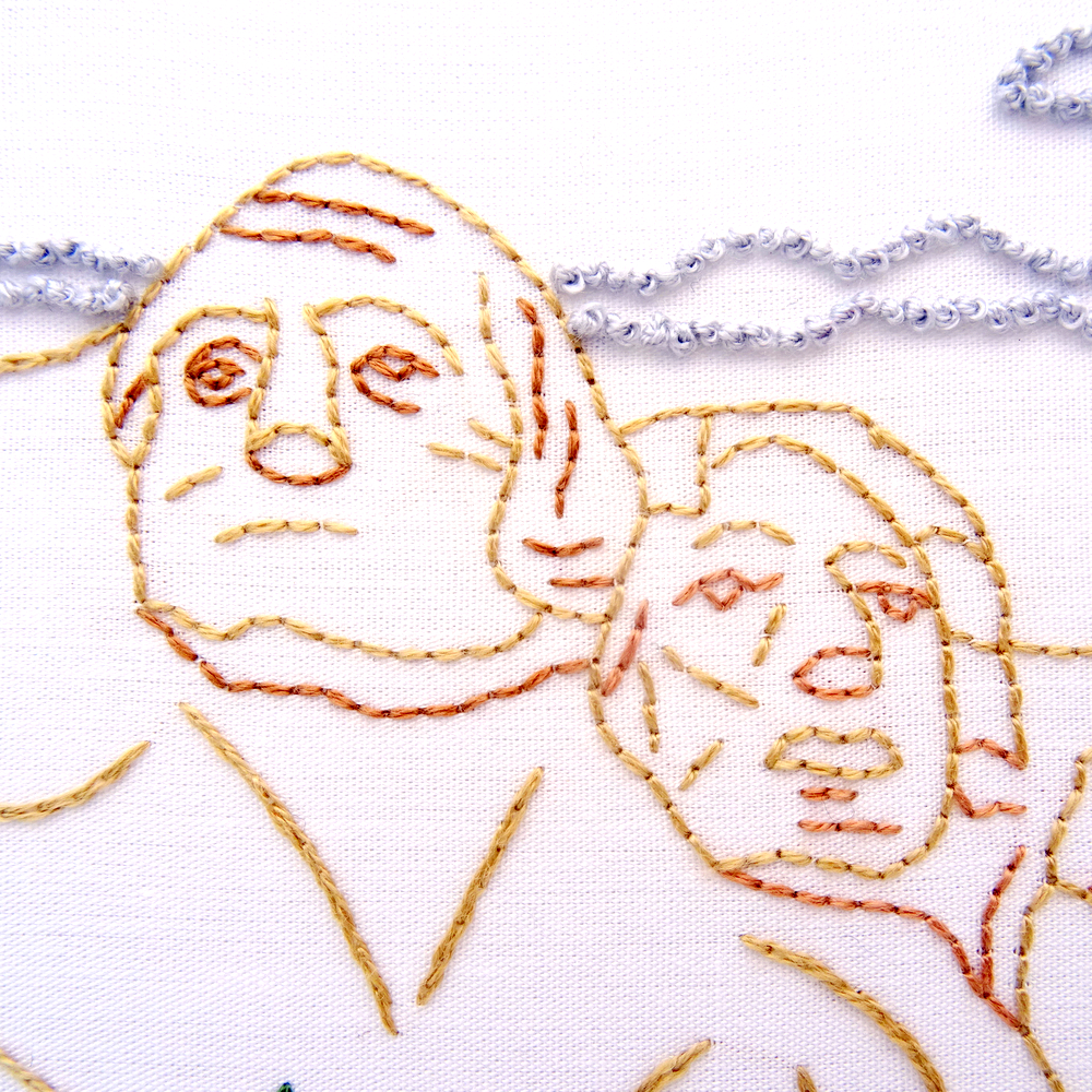 Mount Rushmore National Memorial Hand Embroidery Pattern
