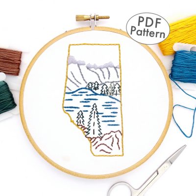 Alberta Hand Embroidery Pattern