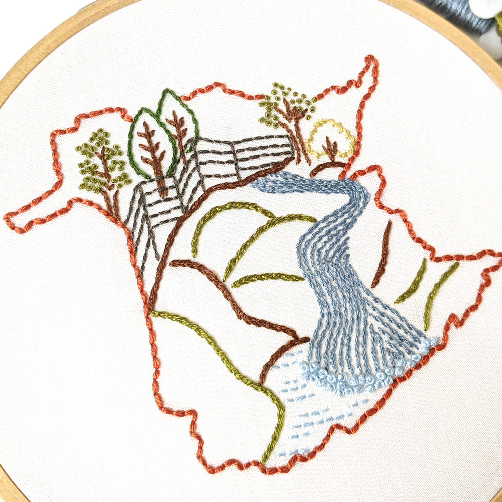 New Brunswick Hand Embroidery Pattern