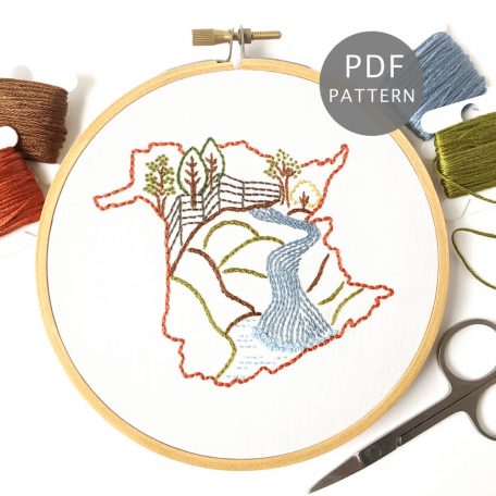 New Brunswick Hand Embroidery Pattern