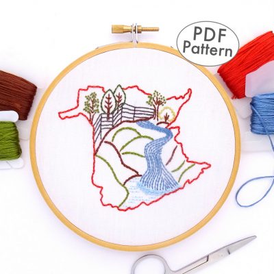 New Brunswick Hand Embroidery Pattern