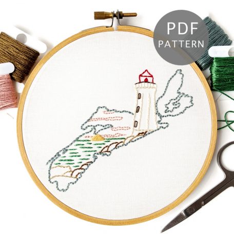 Nova Scotia Hand Embroidery Pattern