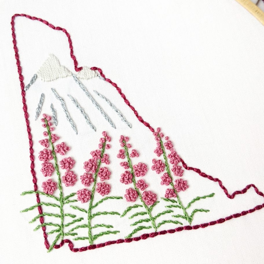 Yukon Hand Embroidery Pattern Wandering Threads Embroidery