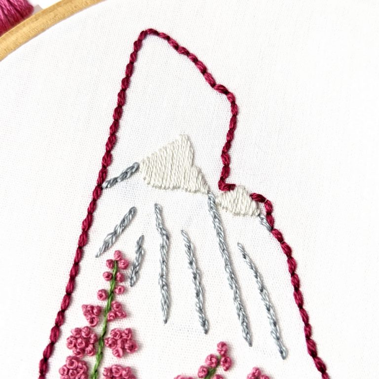 Yukon Hand Embroidery Pattern Wandering Threads Embroidery