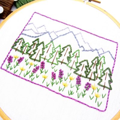 Colorado Hand Embroidery Pattern