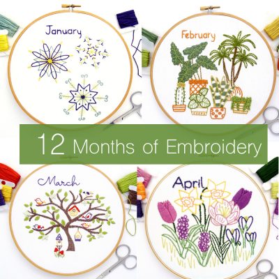 12 Months of Embroidery
