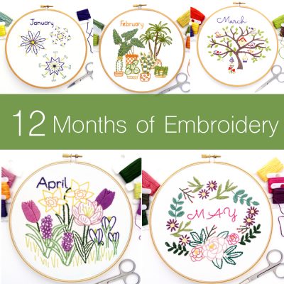 12 Months of Embroidery