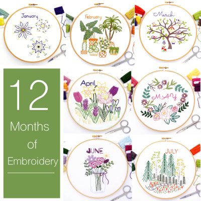 12 Months of Embroidery