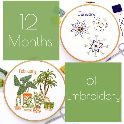 12 Months of Embroidery