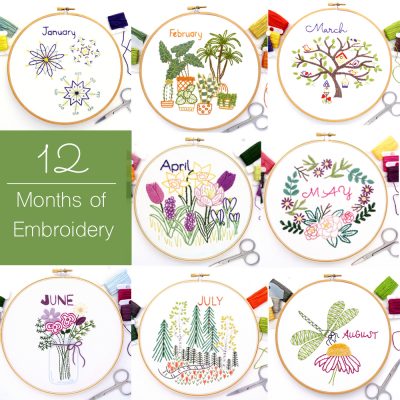 12 Months of Embroidery