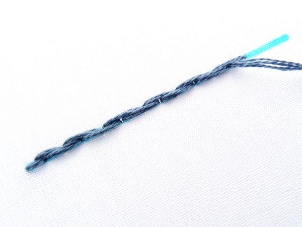 Cable Stitch Embroidery Tutorial