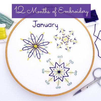 12 Months of Embroidery