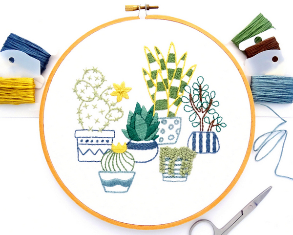 Desert Garden Hand Embroidery Pattern