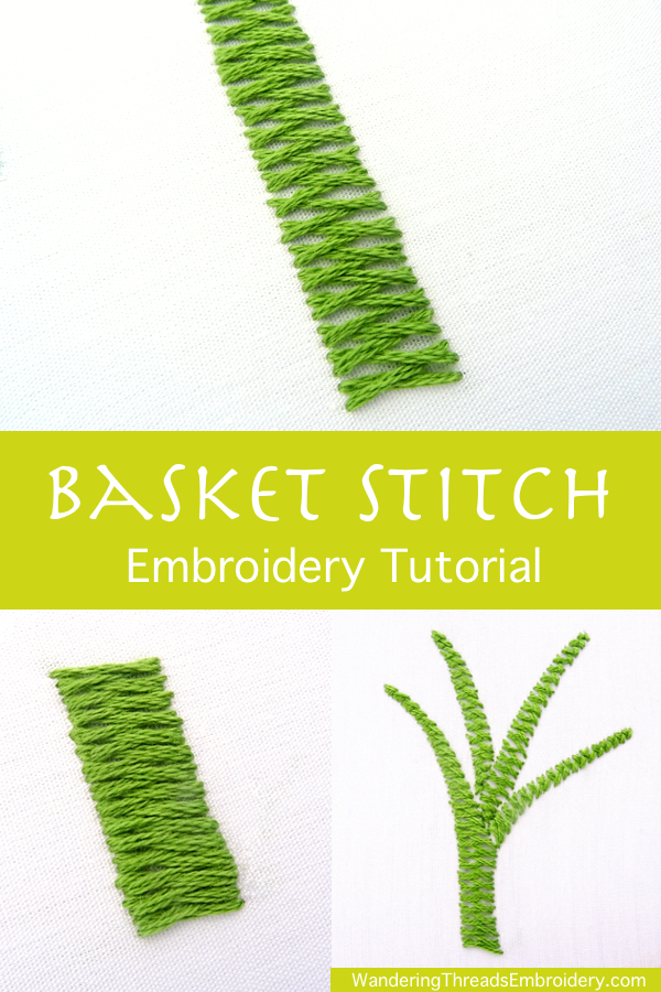 Basket Stitch Embroidery Tutorial