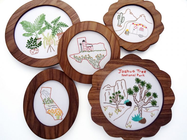 How to Frame Embroidery The Easy Method Wandering Threads Embroidery